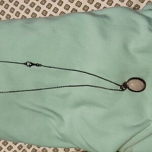 New pink amethyst stone necklace